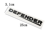 3D Black ABS Lettering Badge Emblem 90 110 Tailgate - Black Gloss - AG PARTS