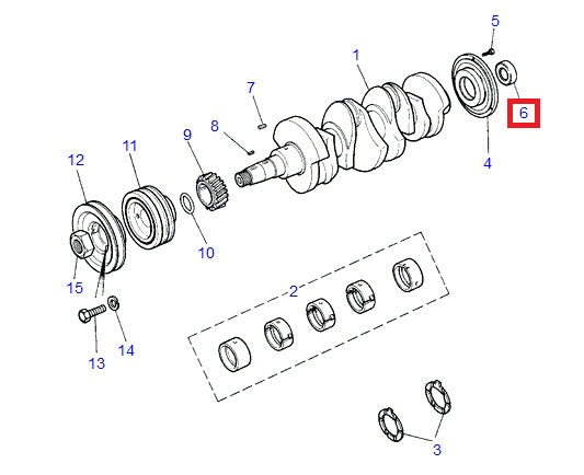 Bearing Flywheel 48x19x14 - ALLMAKES