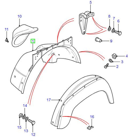 Wheelarch Plastic RH
