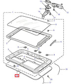 Sunroof Finish - Fog Gray - GENUINE LAND ROVER