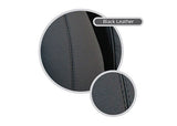 Second Row Seat Covers and Foam Kit 60/40 - Reclining - Black Leather - EXMOOR TRIM