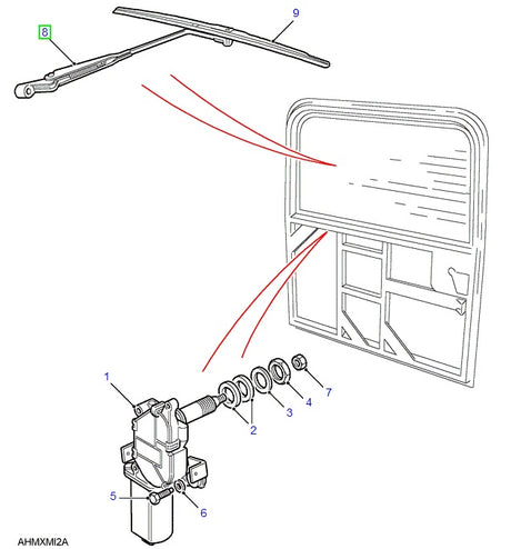 Wiper Arm Assembly Rear