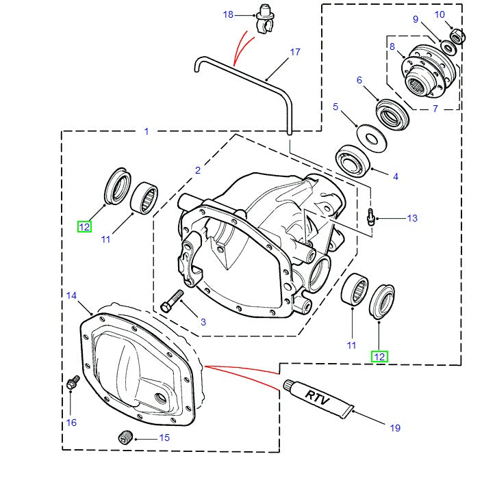 Needle Roller Bearing Diff