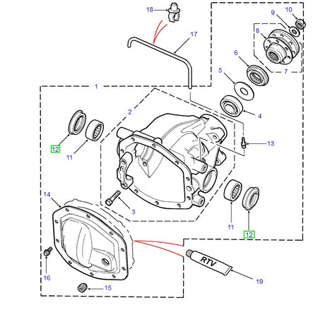 Needle Roller Bearing Diff
