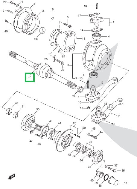 Drive shaft - lh