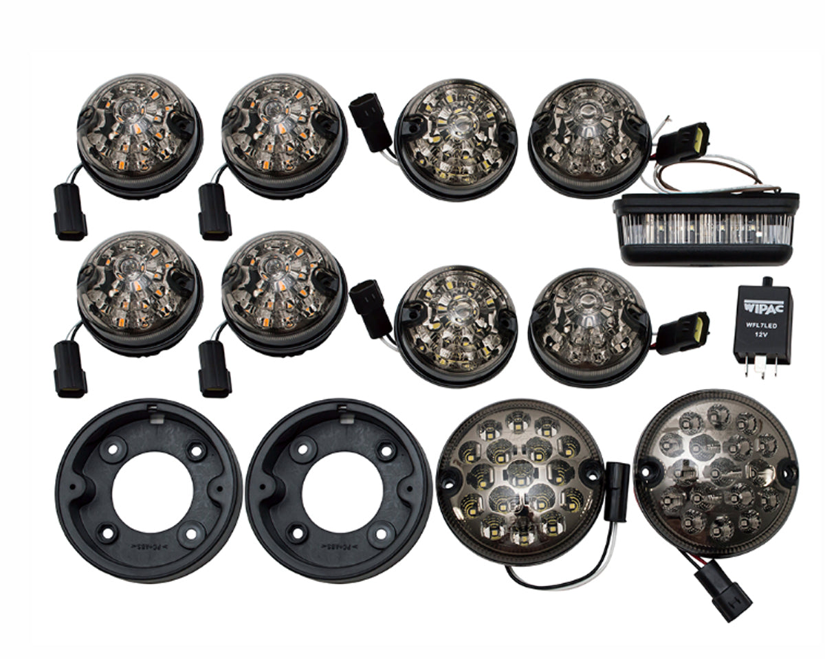 Complete LED Light Upgrade Kit - Smoked - 73 mm