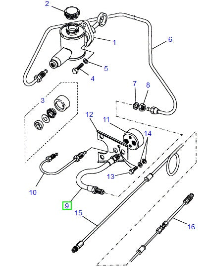 Clutch hose