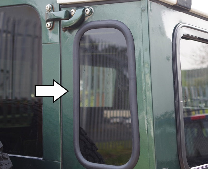 Rear Oval Quarter Glass Window - Dark Tinted - Pair - MASAI