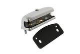 Number plate lamp chrome