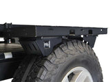 Spare wheel mounted shelf