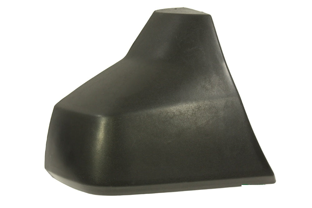 Bumper end cap fr black rh