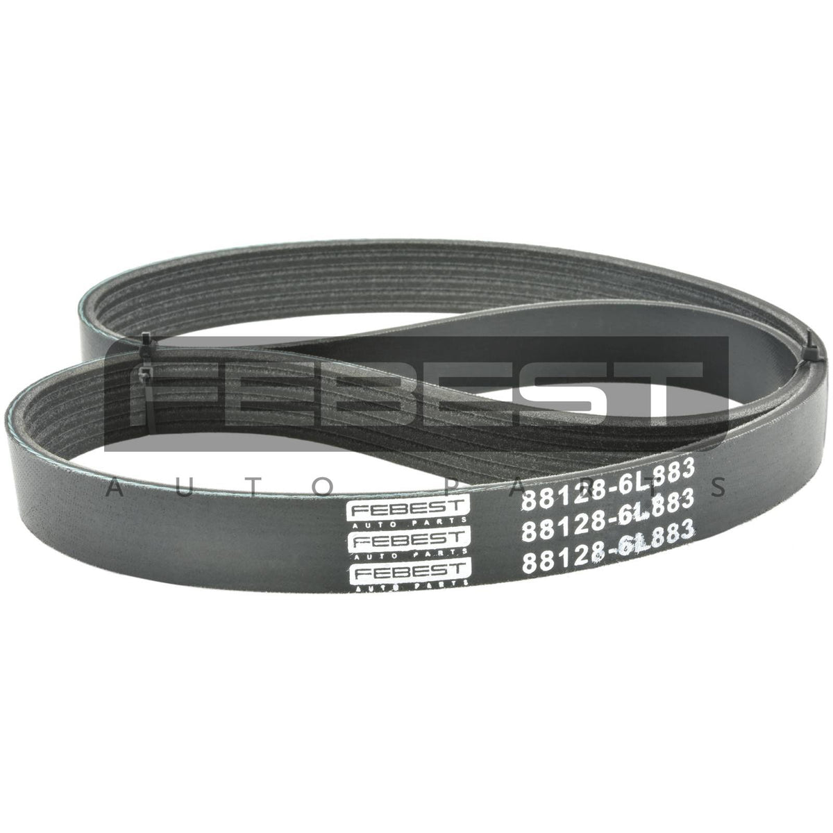 Poly-v belt 6 ribs - FEBEST