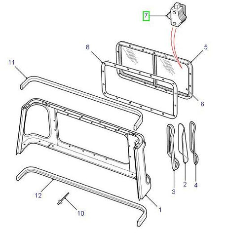 Catch Assembly - Left Hand