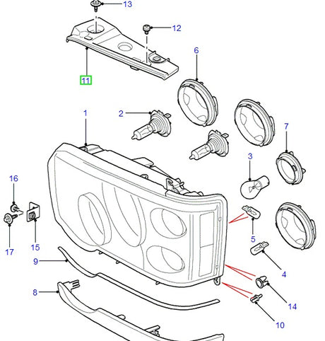 Headlamp Insulation Cover