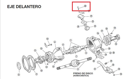 Bolt Tornillo 7/16 x 1- 3/8 bsf