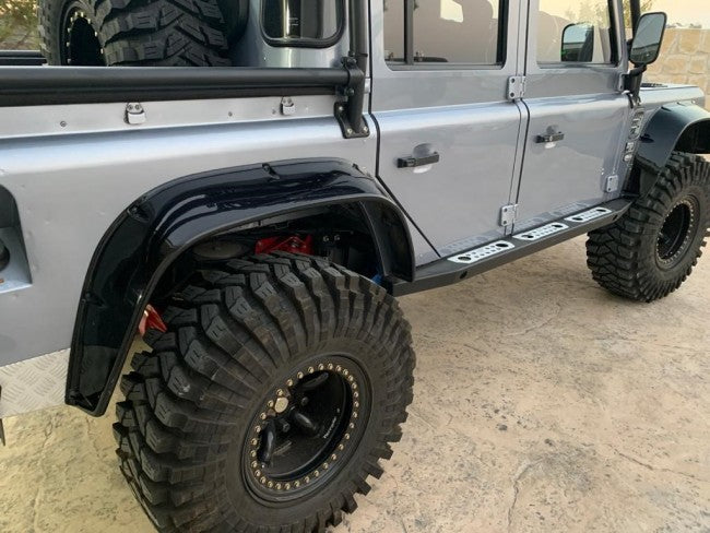 Terrafirma super wide spectre style wheel arch kit defender