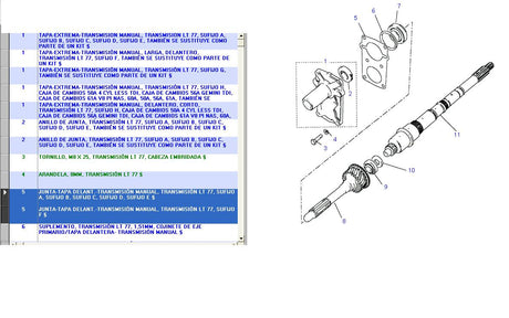 Gasket transmission