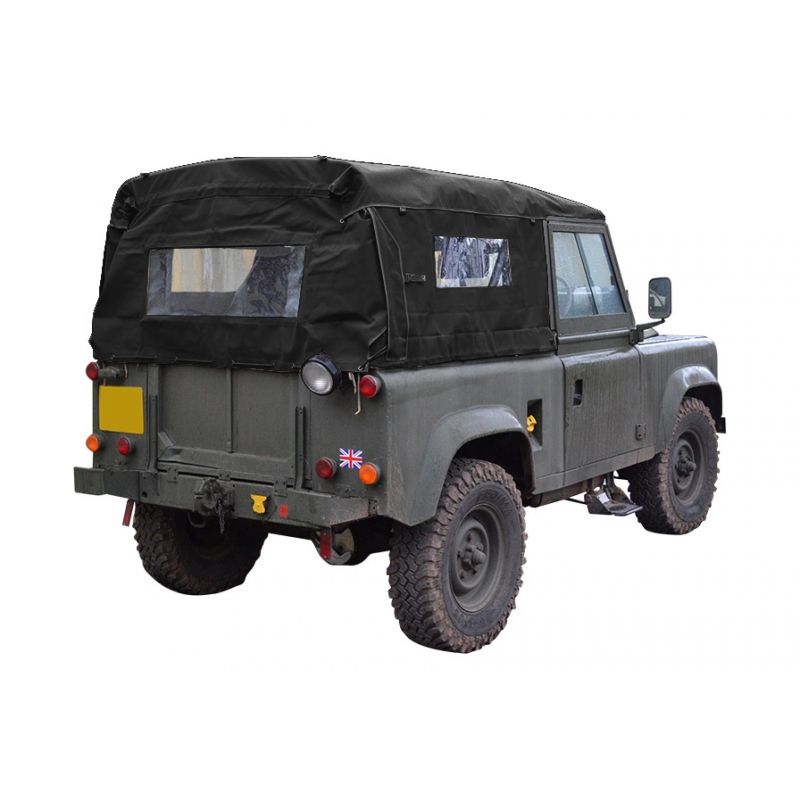 Full Canvas - With Side and Rear Window - Black