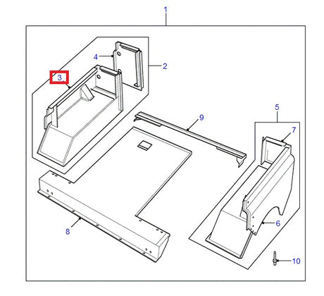 Rear Right Wing Panel