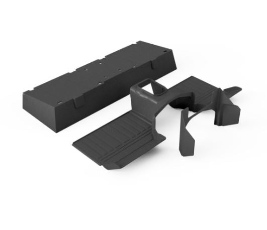 Hard Floor - Polyurethane - Front - Color Black - EXMOOR TRIM