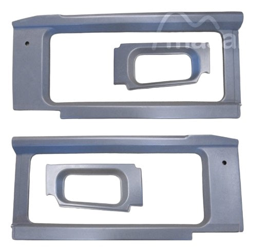 Land rover defender 90 dark grey rear window surround trim kit with cut out