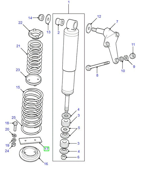 Rear Spring Retainer