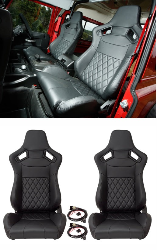 Defender Heated Sports Seats - Pair - ALLMAKES