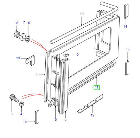 Side Window Lower Seal 110