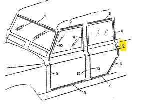 Rear Door Seal