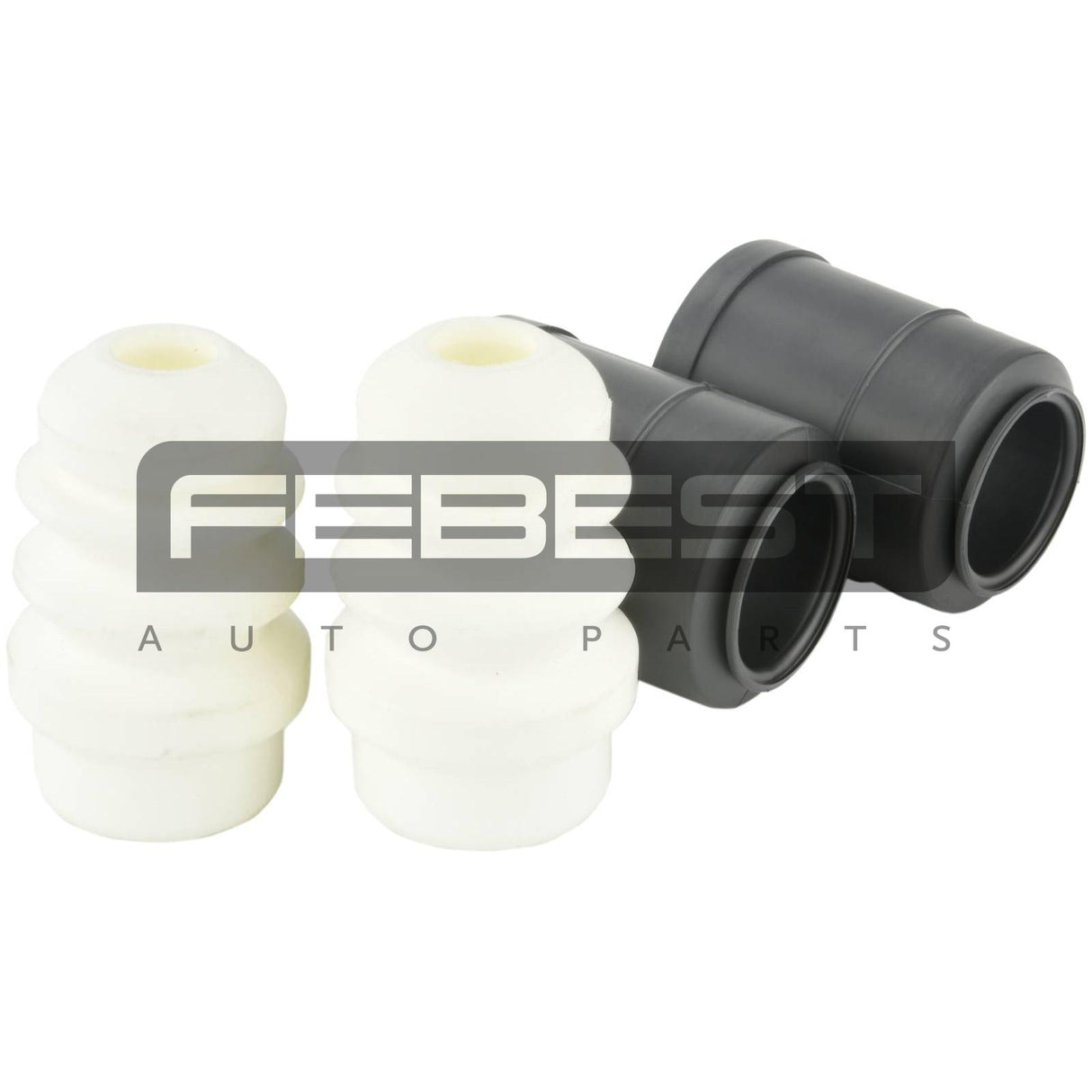 Boot with jounce bumper front shock absorber kit