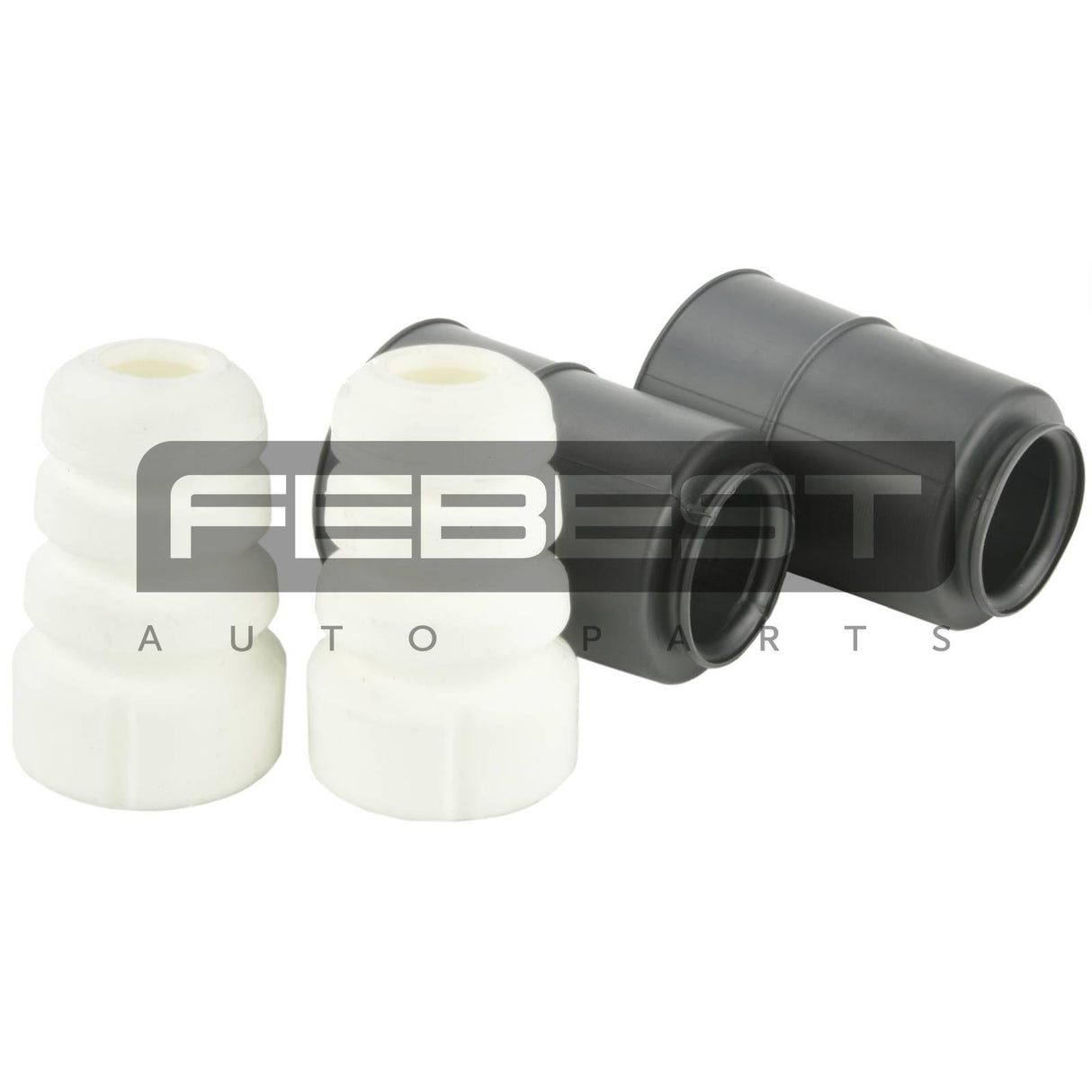 Boot with jounce bumper front shock absorber kit