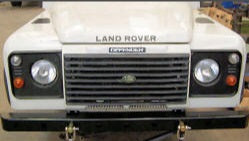 Front squared bumper heavy duty