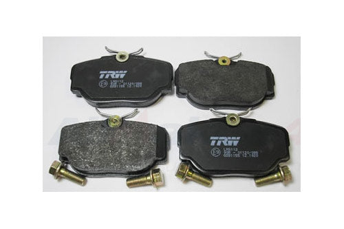 BRAKE PADS SET - REAR - LESS CLIPS - P38 RANGE ROVER and DISCOVERY 2