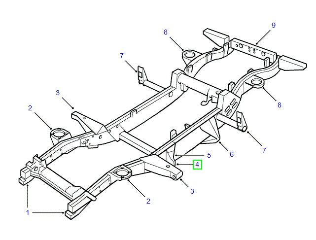 Left Hand Outrigger Tie Bracket