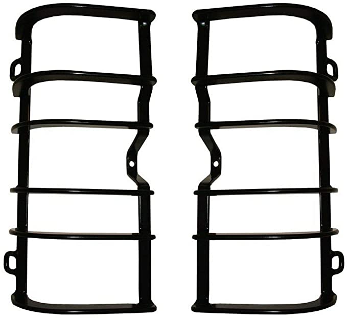 Lamp guards-hinged, Rear, Pair