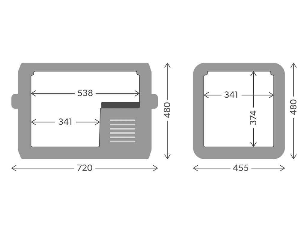 Dometic CFX3 55IM Cooler/Freezer w/Rapid Freeze Plate