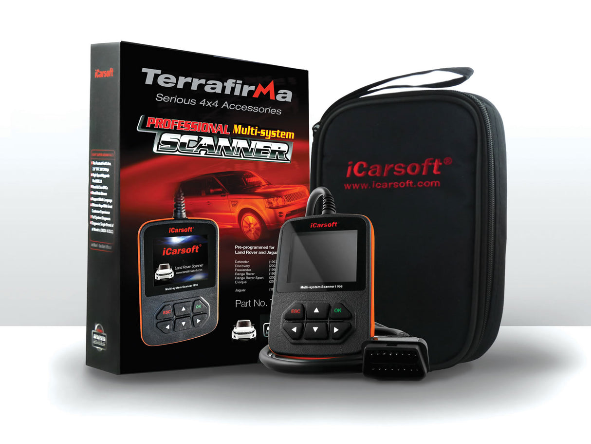 Hand held scanner - land rover obdii code reader