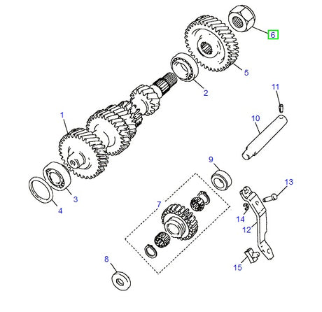 Nut Mainshaft