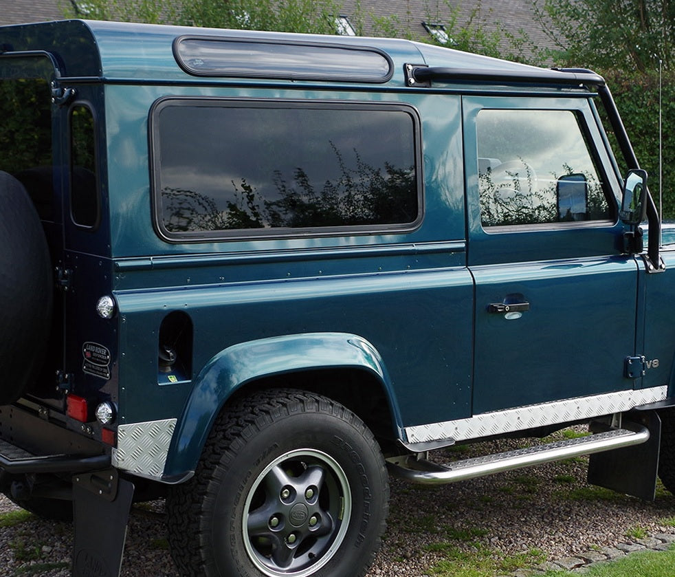 FIXED SIDE WINDOWS FOR DEFENDER 200TDI/300TDI & TD5 (3 TINTS) - PAIR - Dark (70%)