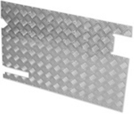 Defender safari door chequer plate - without cutout for wiper - 2mm