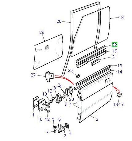 Sealing Rubber Lift Channel