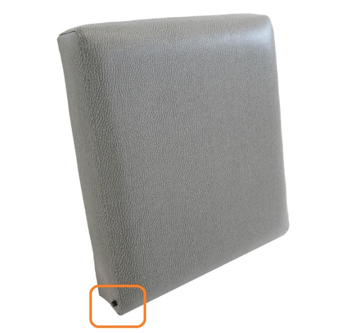 Seat Backrest For Driver/Passenger Seat - Gray Elephant Skin Color - EXMOOR TRIM