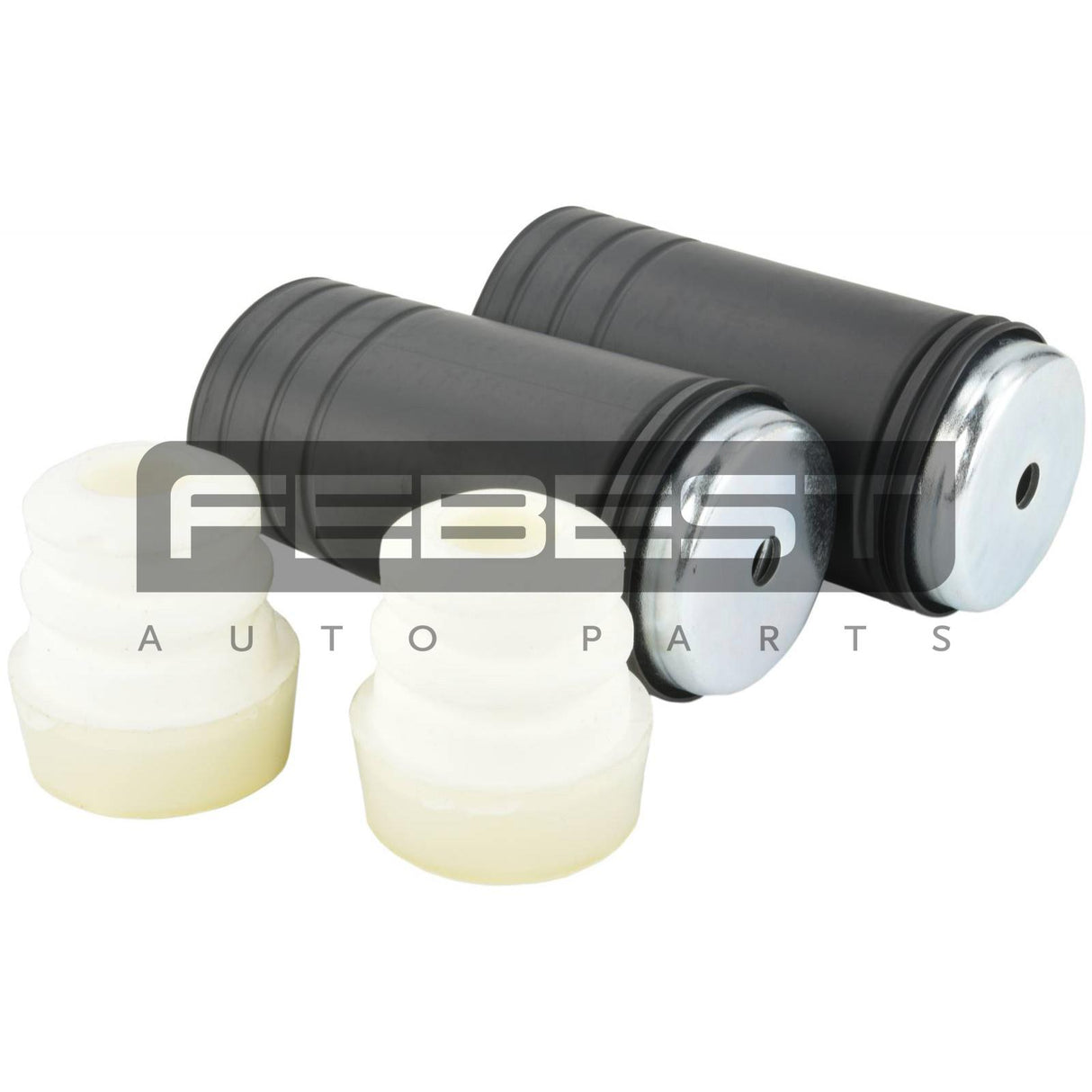 Boot with jounce bumper front shock absorber kit