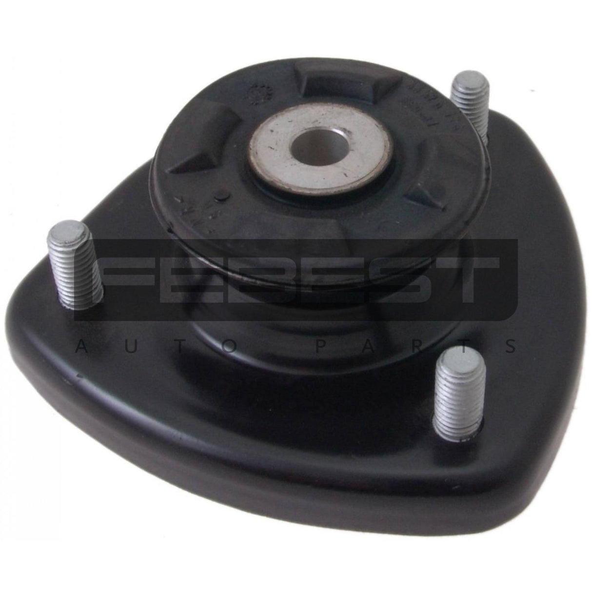 Rear shock absorber mounting