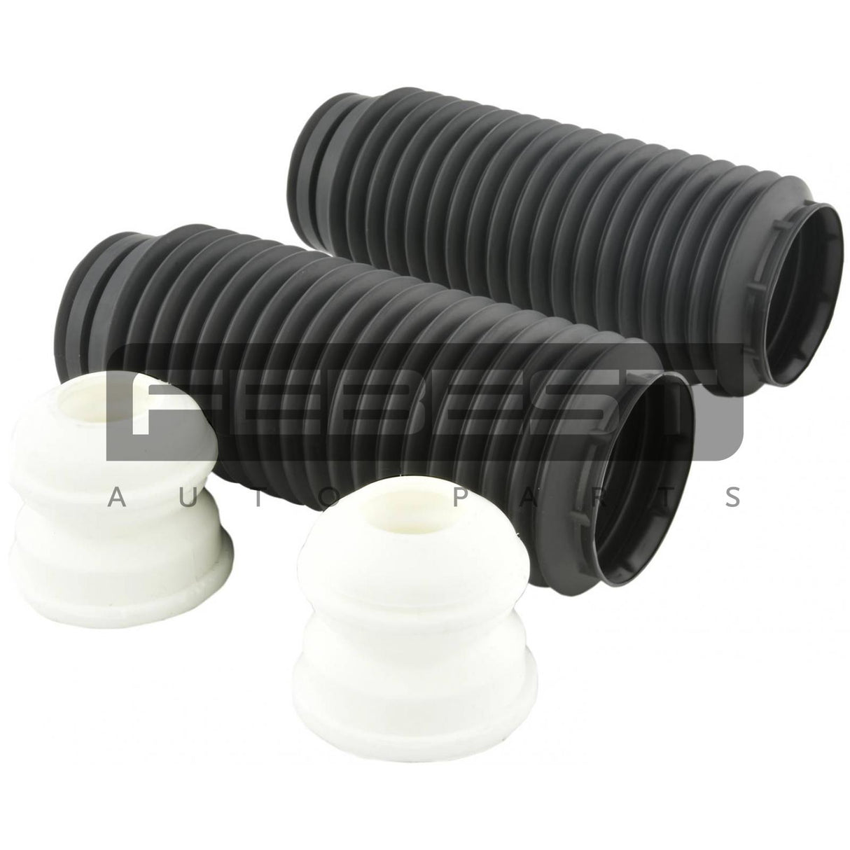 Boot with jounce bumper front shock absorber kit