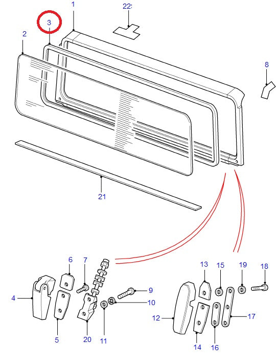 Seal Windscreen
