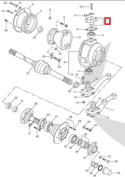 Swivel Pin - Front Axle