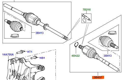 Left Front Drive Shaft