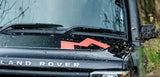 Vehicle body sticker kit black with red M, 1700X253MM