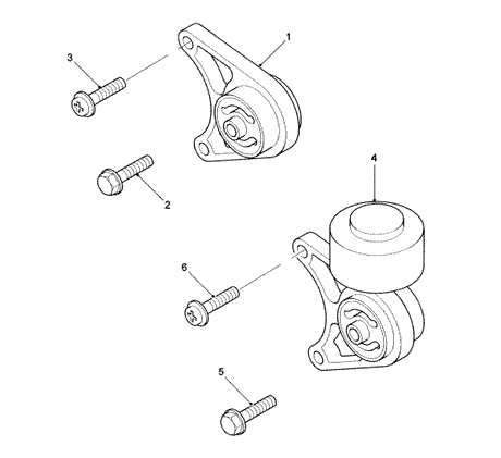 Mounting bracket transmission